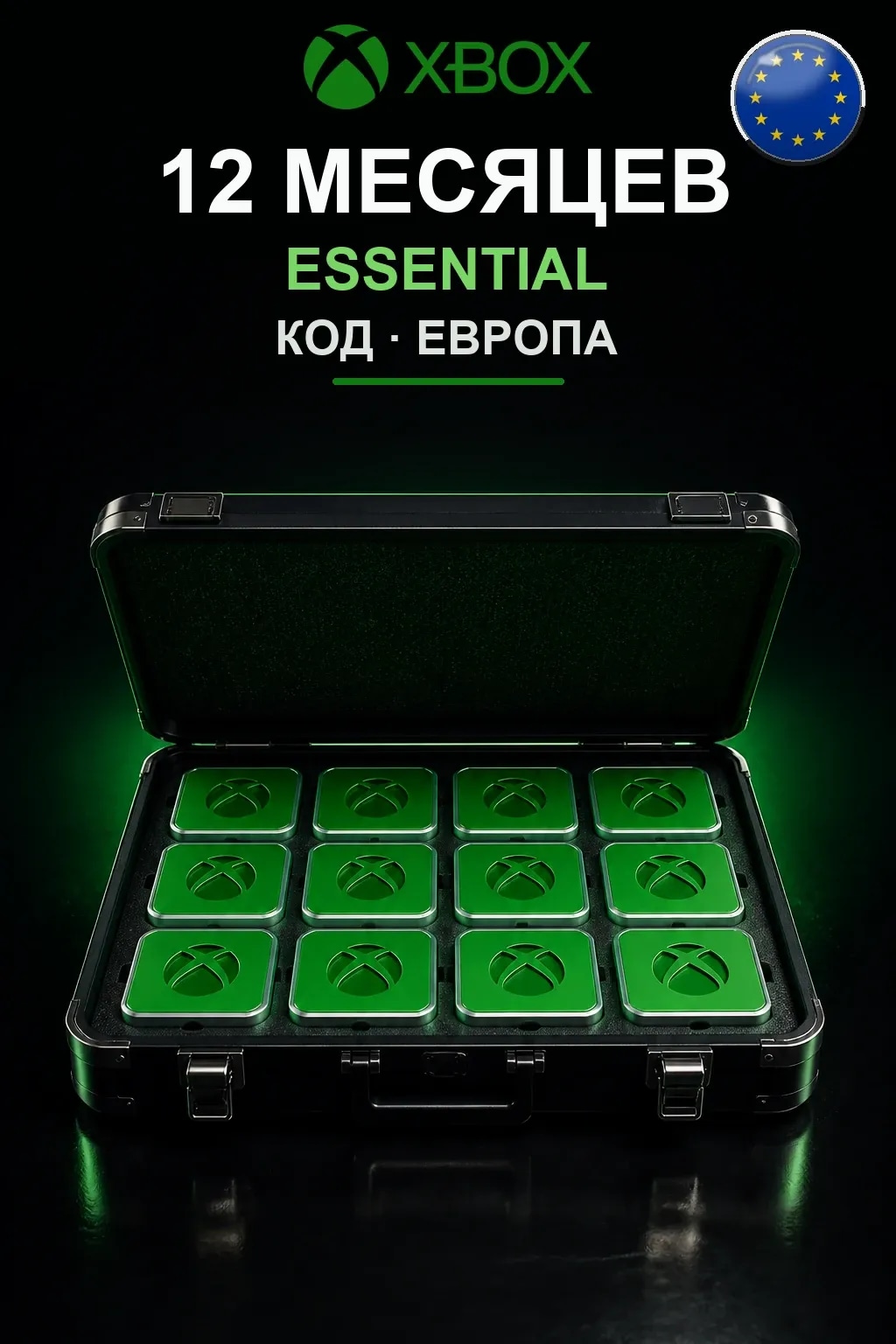 12 месяцев подписки Essential — Европа