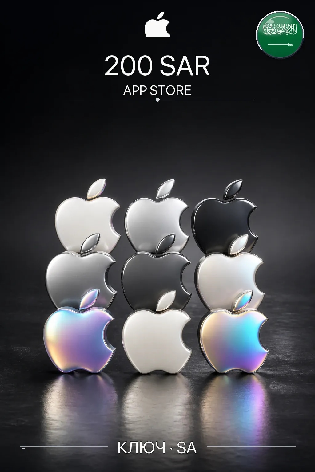 SAR 200 Apple gift card